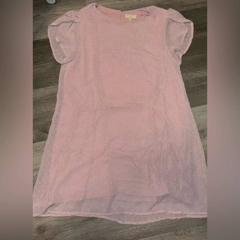 EUC Hayden Girls Swiss dot dress size XL